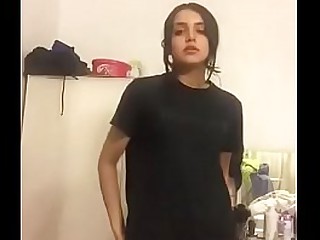 Indian teen displaying her body
